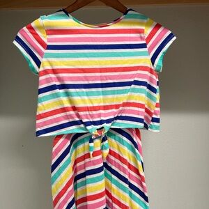 Arizona Jean Company Multicolor Striped Dress – Girls Size Small